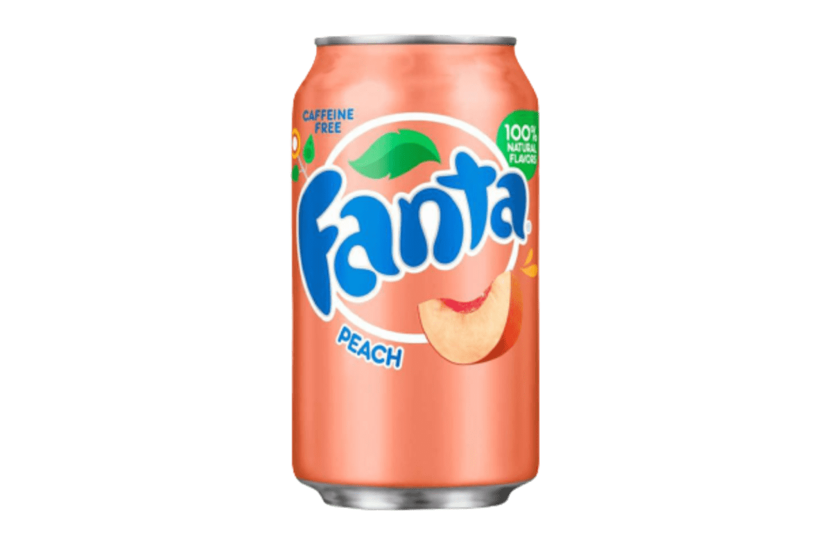 Fanta Peach USA 355ml Dose