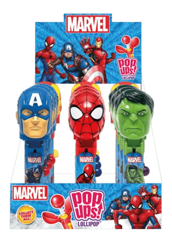 Bip Disney Marvel  Mix Lolly Pop Up 10 gr.