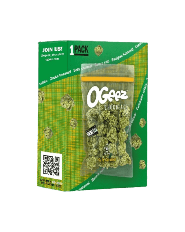 Ogeez Chocolate, Saity Carmel 35g