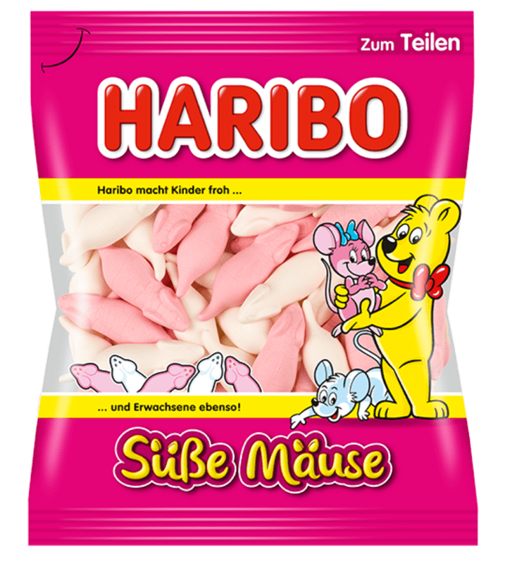 Haribo Süsse Mäuse 175g Btl.