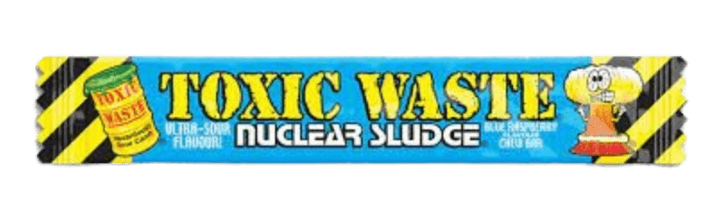 Toxic Waste Blue Raspberry Chew Bar 20g