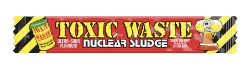 Toxic Waste Sour Cherry Chew Bar 20g