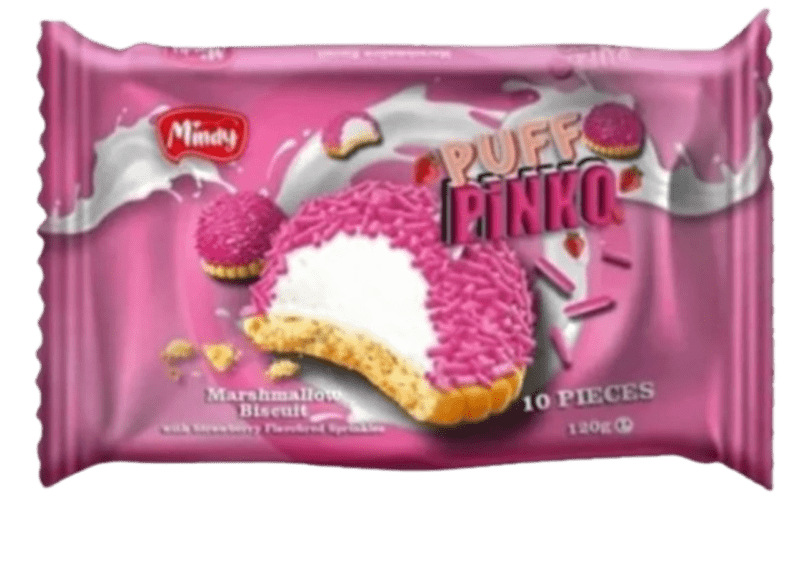 Mindy Puff Pinko Biscuit 120 gr.