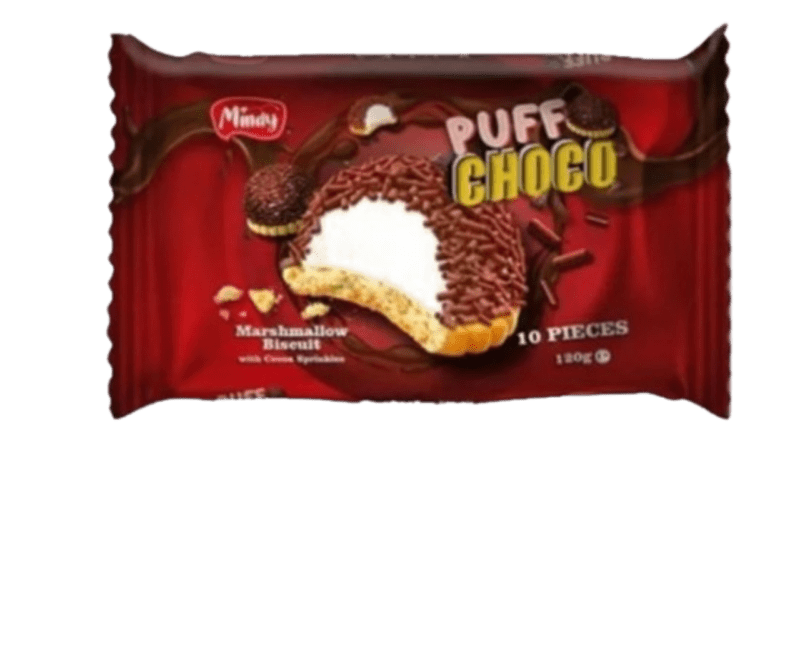 Mindy Puff Choco Biscuit 120 gr.