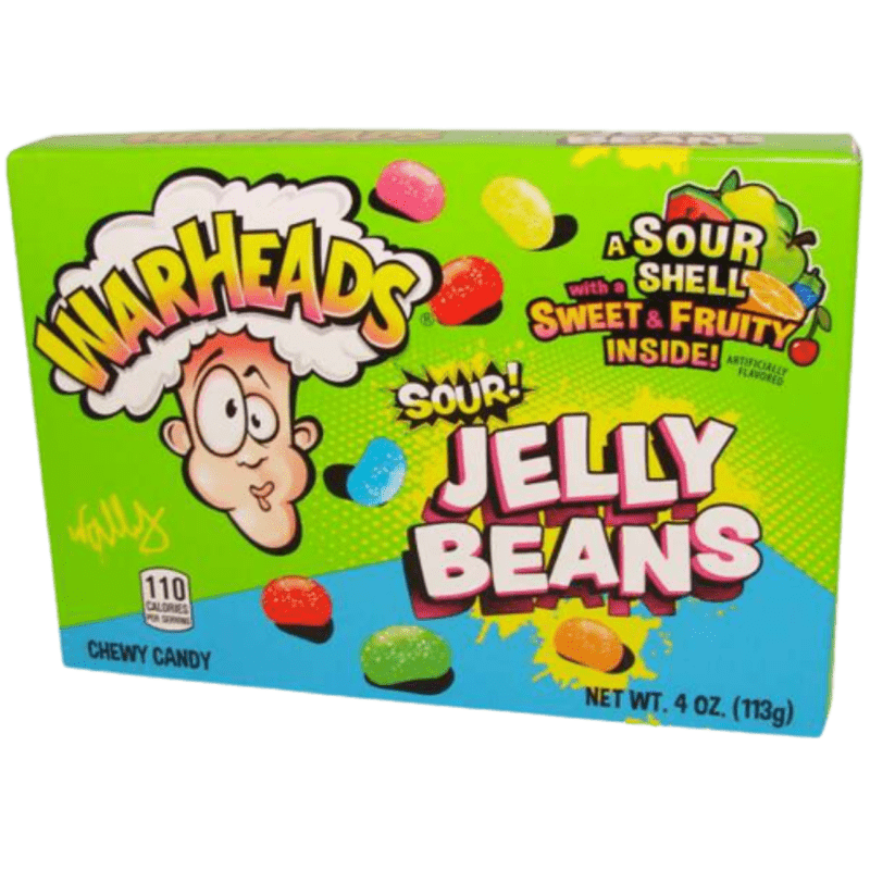 Warheads Sour Jelly Beans 113g