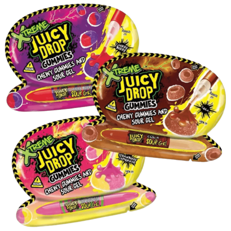 Bazooka Juicy Drop Gummies Extreme 57g