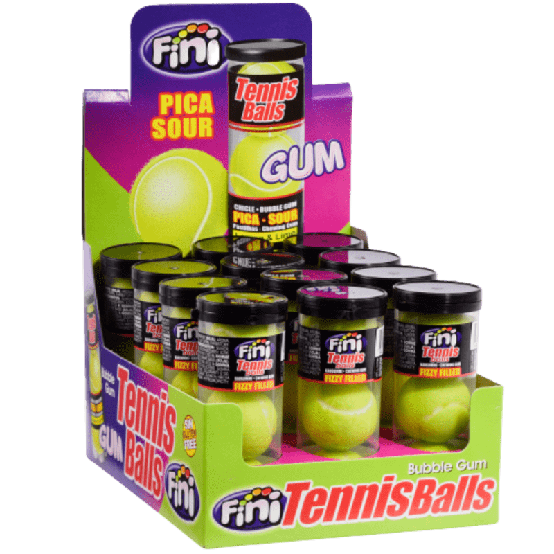 Fini Tennis Balls Fizzy 3er 36g