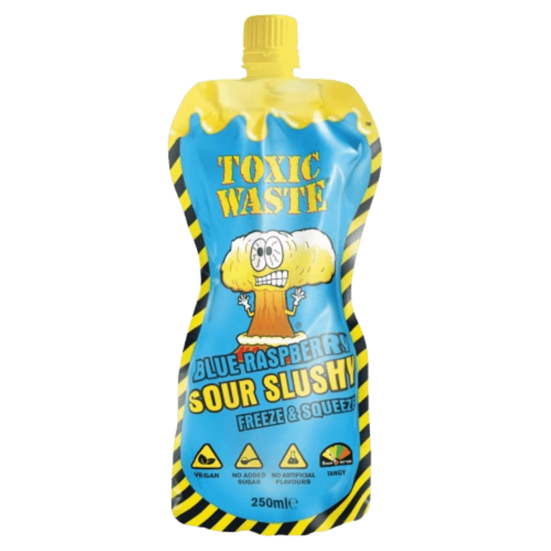 Toxic Waste Sour Slushy Blue Raspberry 250 ml